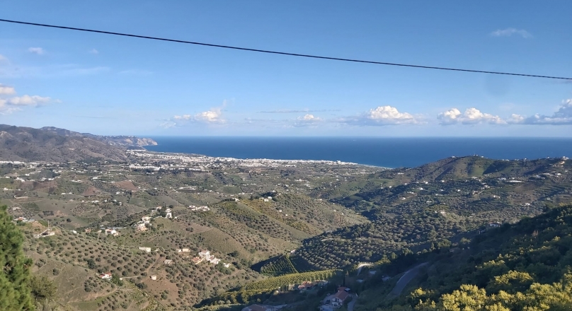 Finca con vistas al mar